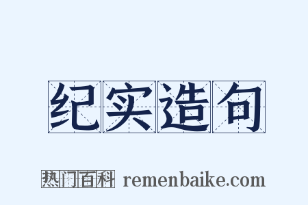 纪实造句是什么意思的图片